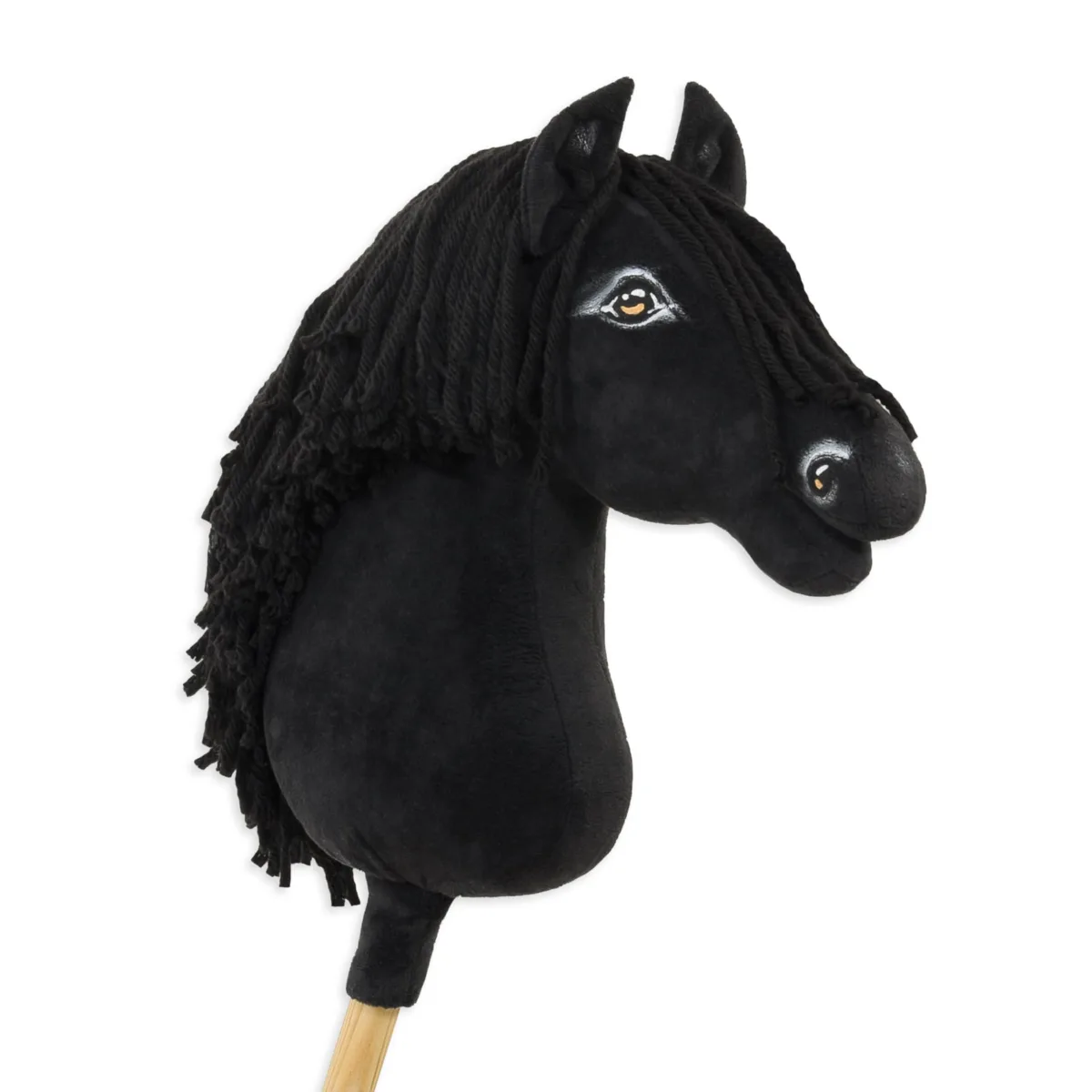Žirgas ant lazdos „Super Hobby Horse Premium“, juodas žirgas A3