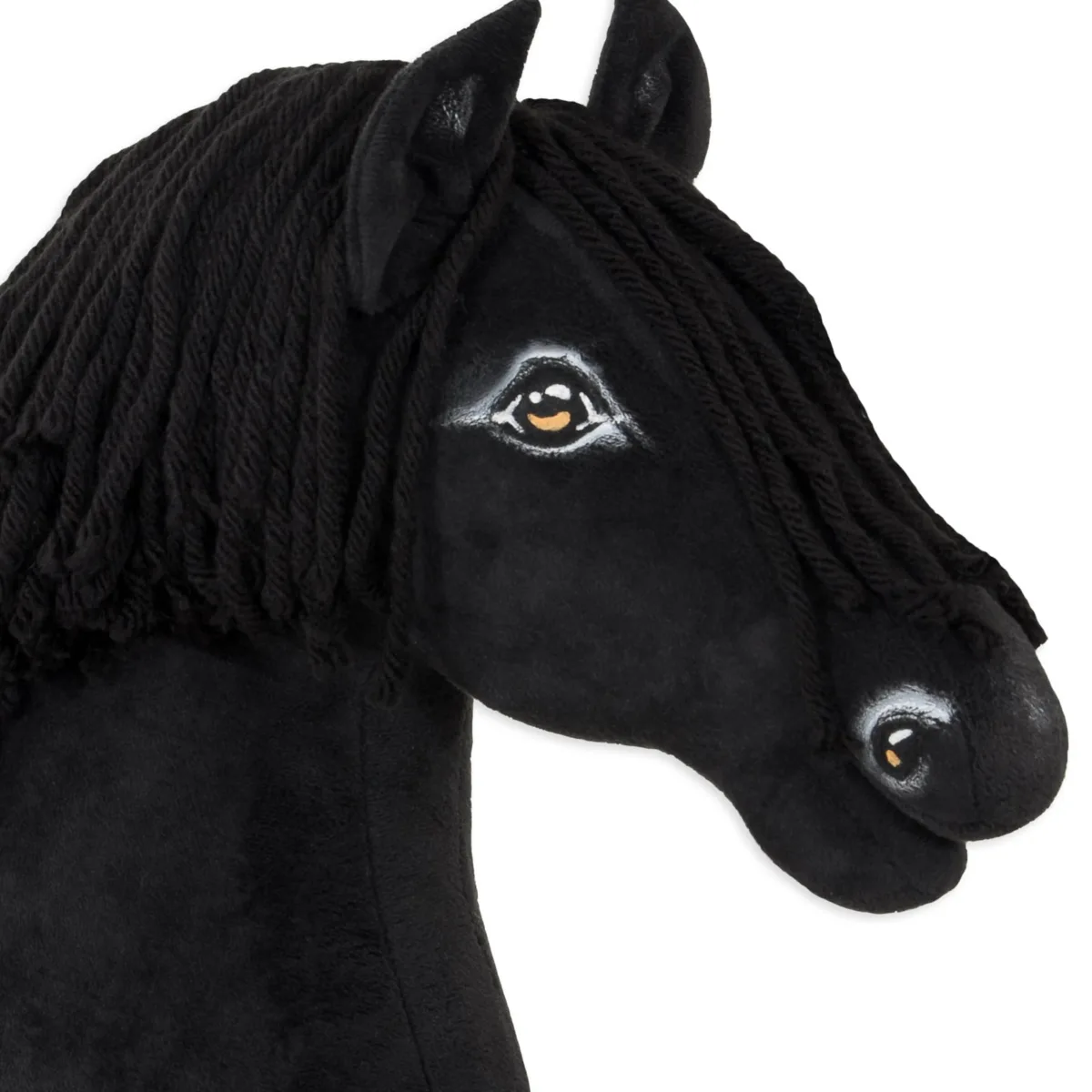Žirgas ant lazdos „Super Hobby Horse Premium“, juodas žirgas A3