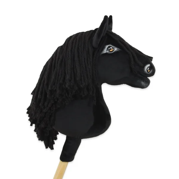 Žirgas ant lazdos „Super Hobby Horse Premium“ A4, juodi, pilki, sarti ir bėri