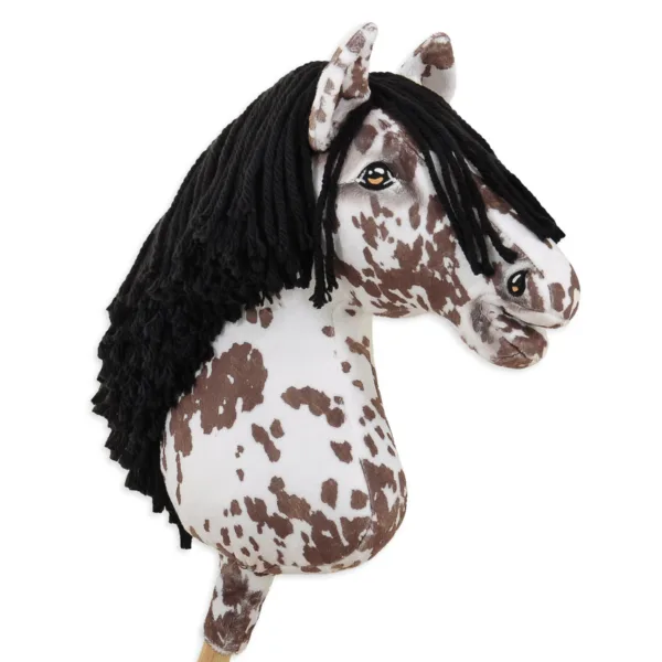 Žirgas ant lazdos „Super Hobby Horse Premium“ A3, leopardiniai ir margi