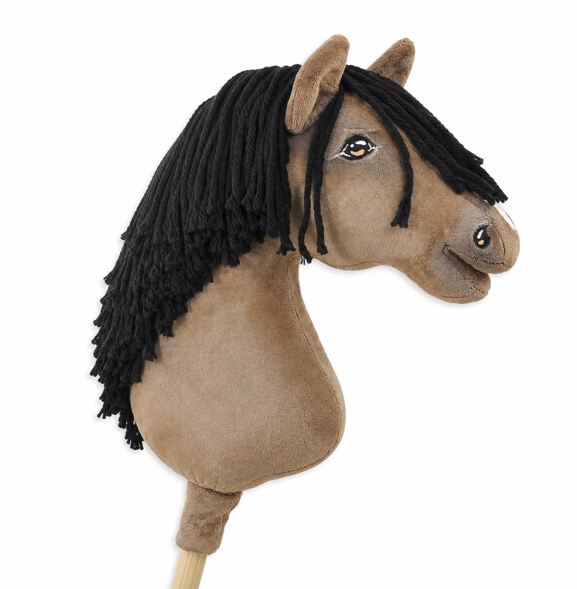Žirgas ant lazdos „Super Hobby Horse Premium“, „buckskin“ spalvos žirgas A3