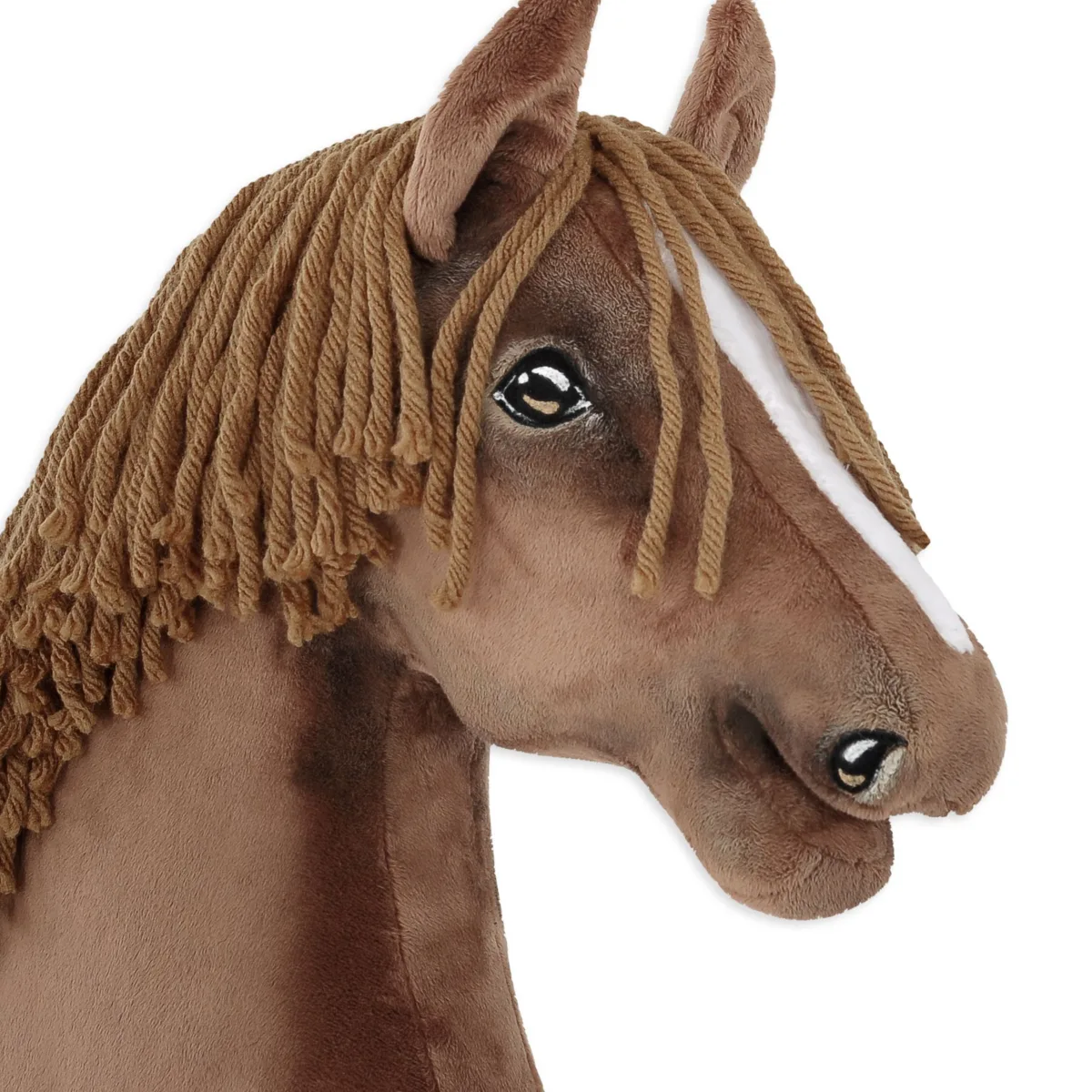 Žirgas ant lazdos „Super Hobby Horse Premium“, tamsiai sartas žirgas A3