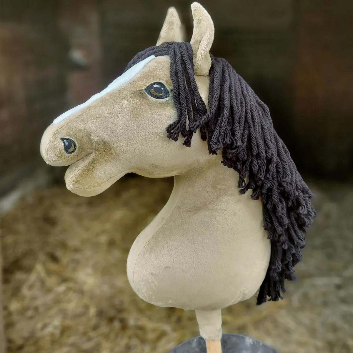 Žirgas ant lazdos „Super Hobby Horse Premium“, pelėsvas žirgas A3