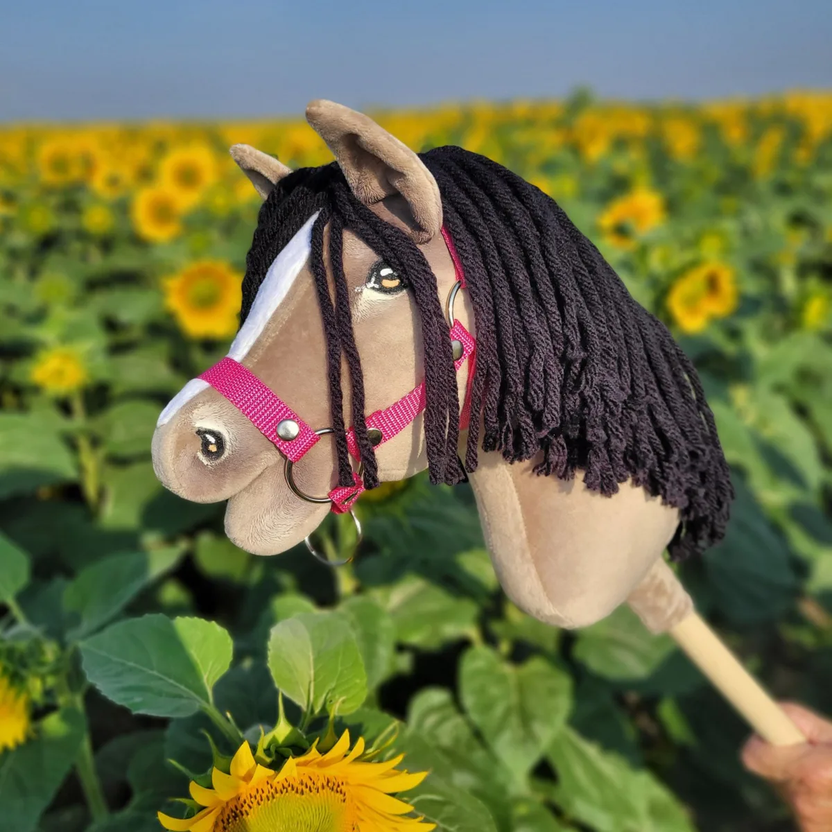 Žirgas ant lazdos „Super Hobby Horse Premium“, pelėsvas žirgas A4