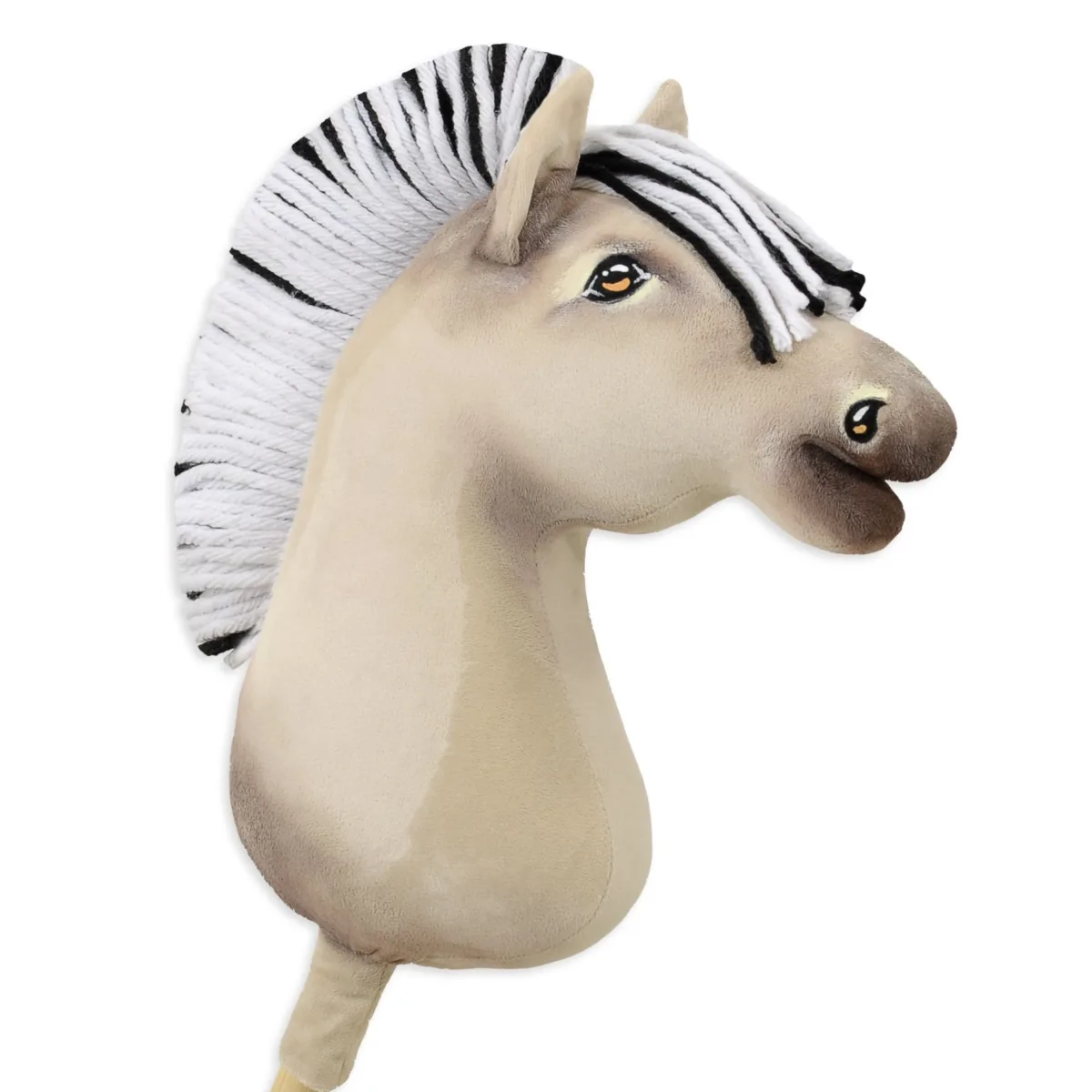 Žirgas ant lazdos „Super Hobby Horse Premium“, fiordų veislės žirgas A3