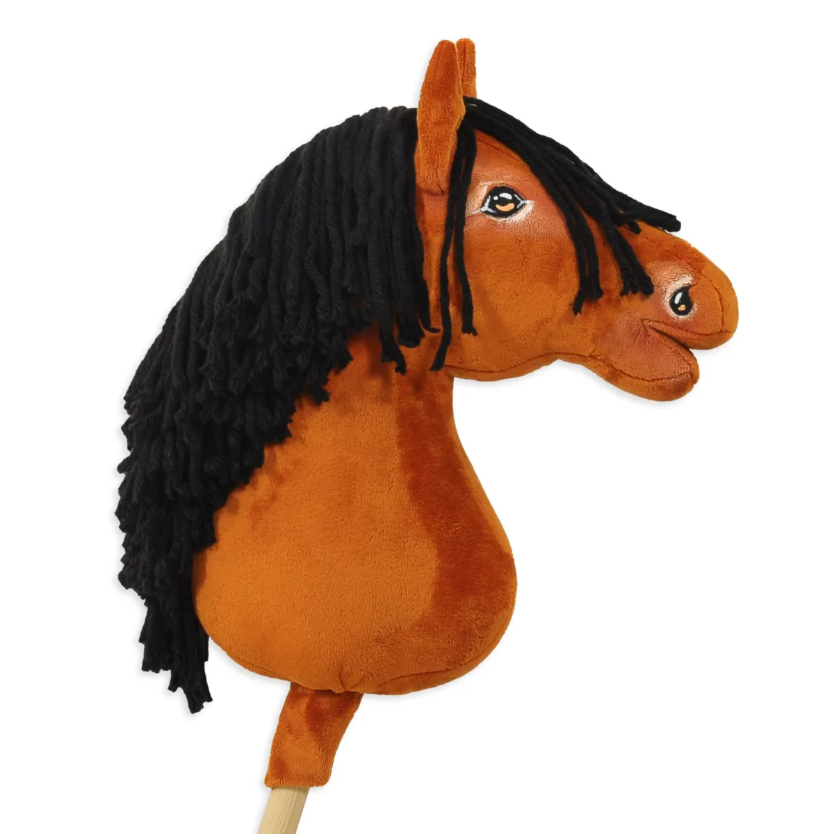 Žirgas ant lazdos „Super Hobby Horse Premium“, šviesiai bėras žirgas A3
