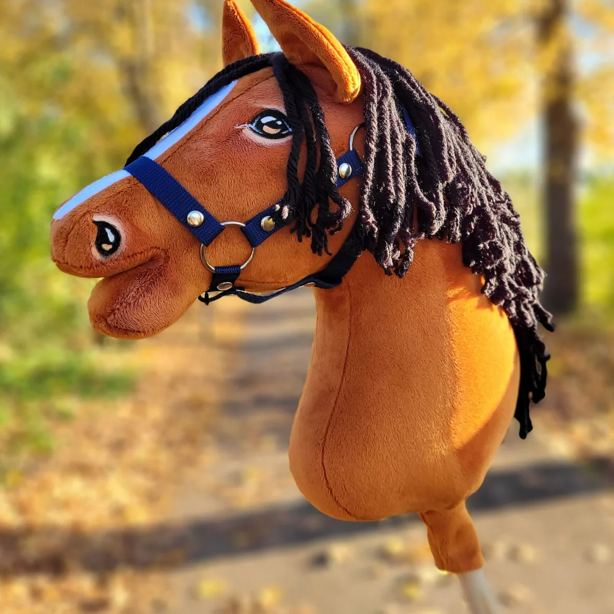 Žirgas ant lazdos „Super Hobby Horse Premium“, šviesiai bėras žirgas II A3