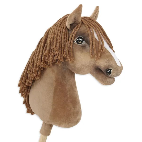 Žirgas ant lazdos „Super Hobby Horse Premium“ A3, sarti ir bėri