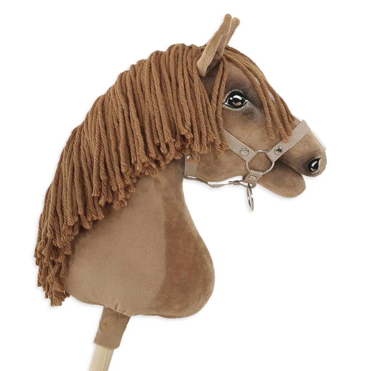 Žirgas ant lazdos „Super Hobby Horse Premium“, šviesiai sartas žirgas A3