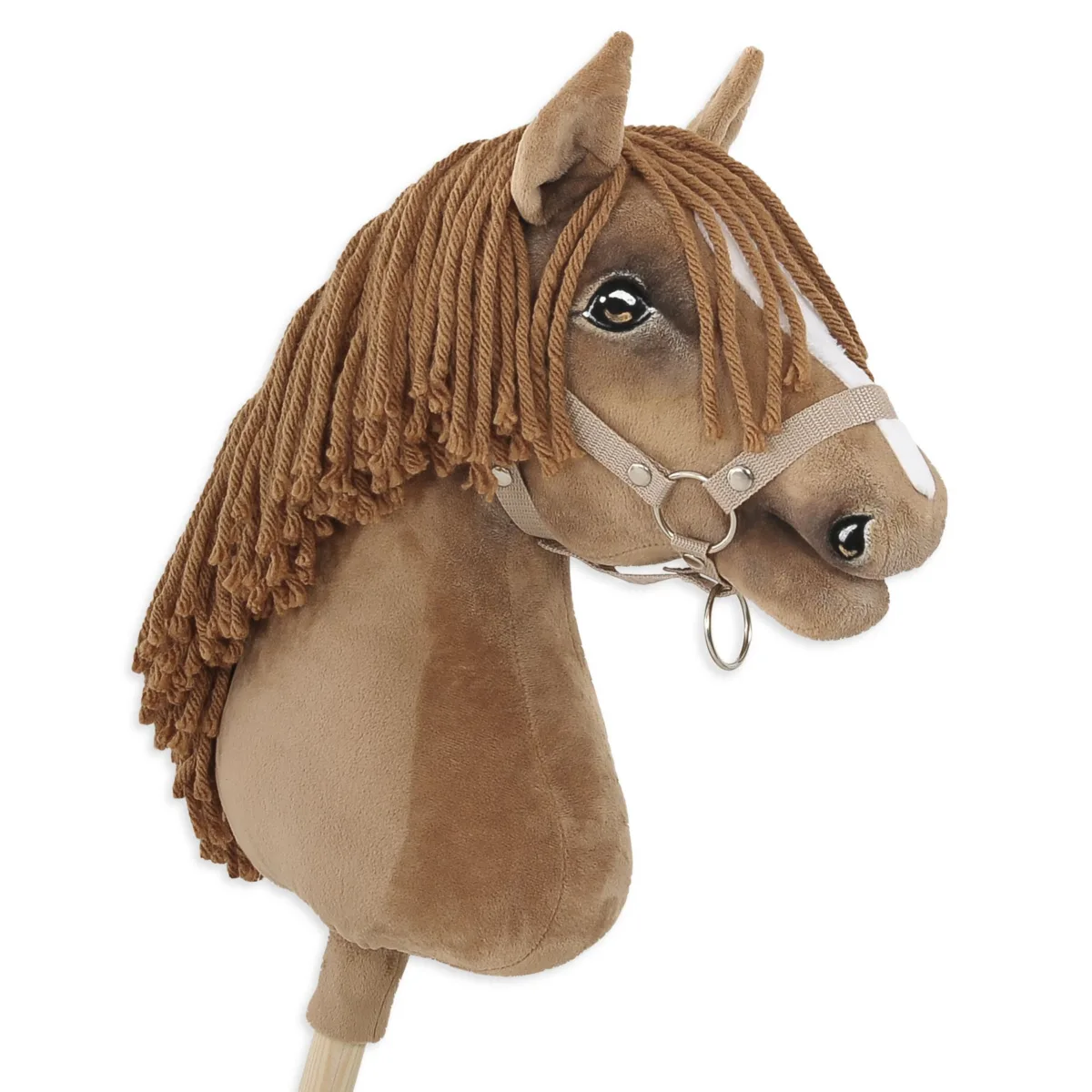 Žirgas ant lazdos „Super Hobby Horse Premium“, šviesiai sartas žirgas A3