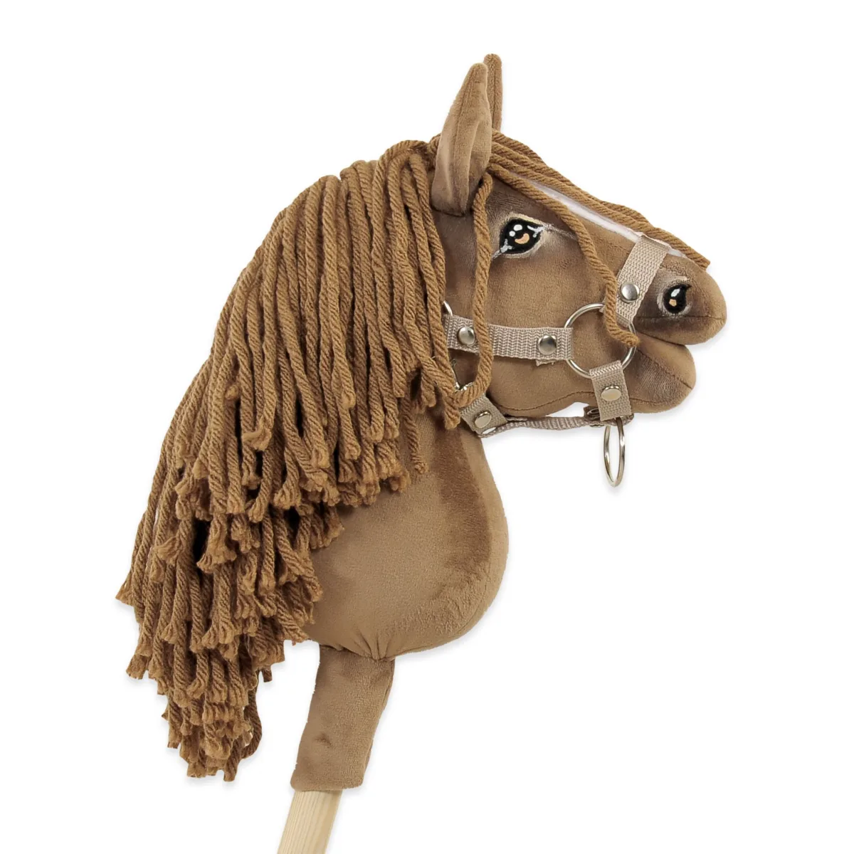 Žirgas ant lazdos „Super Hobby Horse Premium“, šviesiai sartas žirgas A5