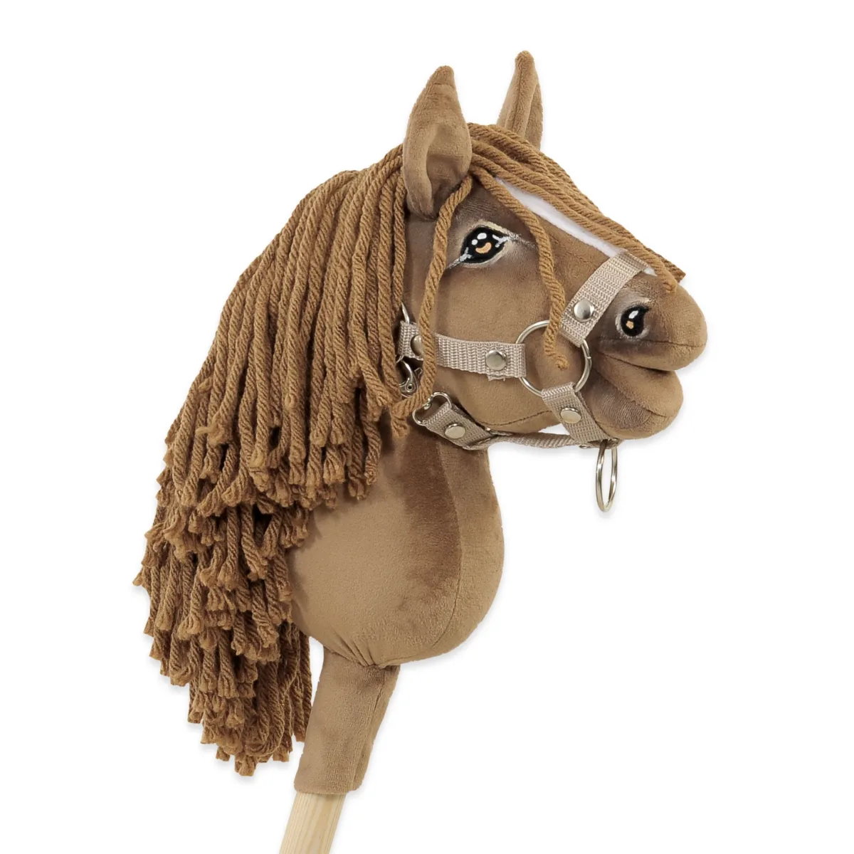 Žirgas ant lazdos „Super Hobby Horse Premium“, šviesiai sartas žirgas A5