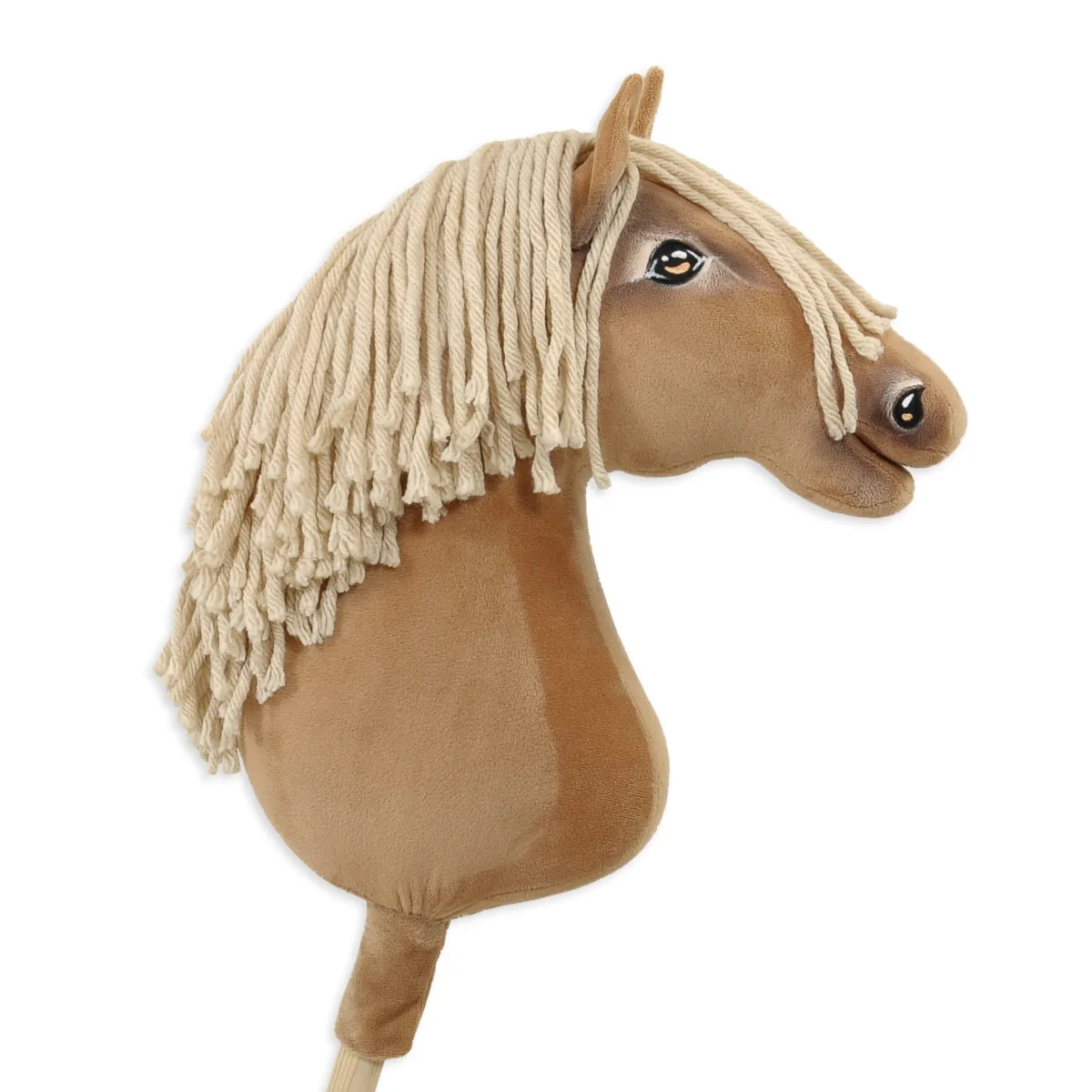 Žirgas ant lazdos „Super Hobby Horse Premium“, palomino žirgas A3