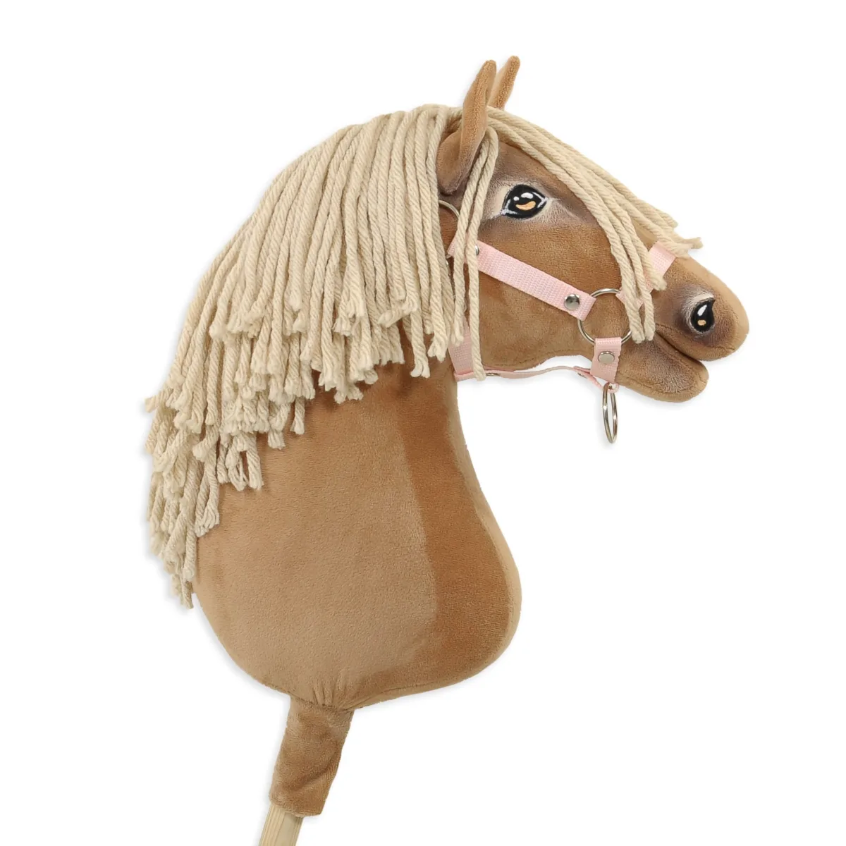 Žirgas ant lazdos „Super Hobby Horse Premium“, palomino žirgas A3