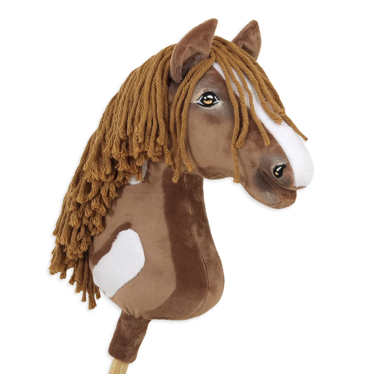 Žirgas ant lazdos „Super Hobby Horse Premium“, vakarietiško stiliaus bėras žirgas II A3