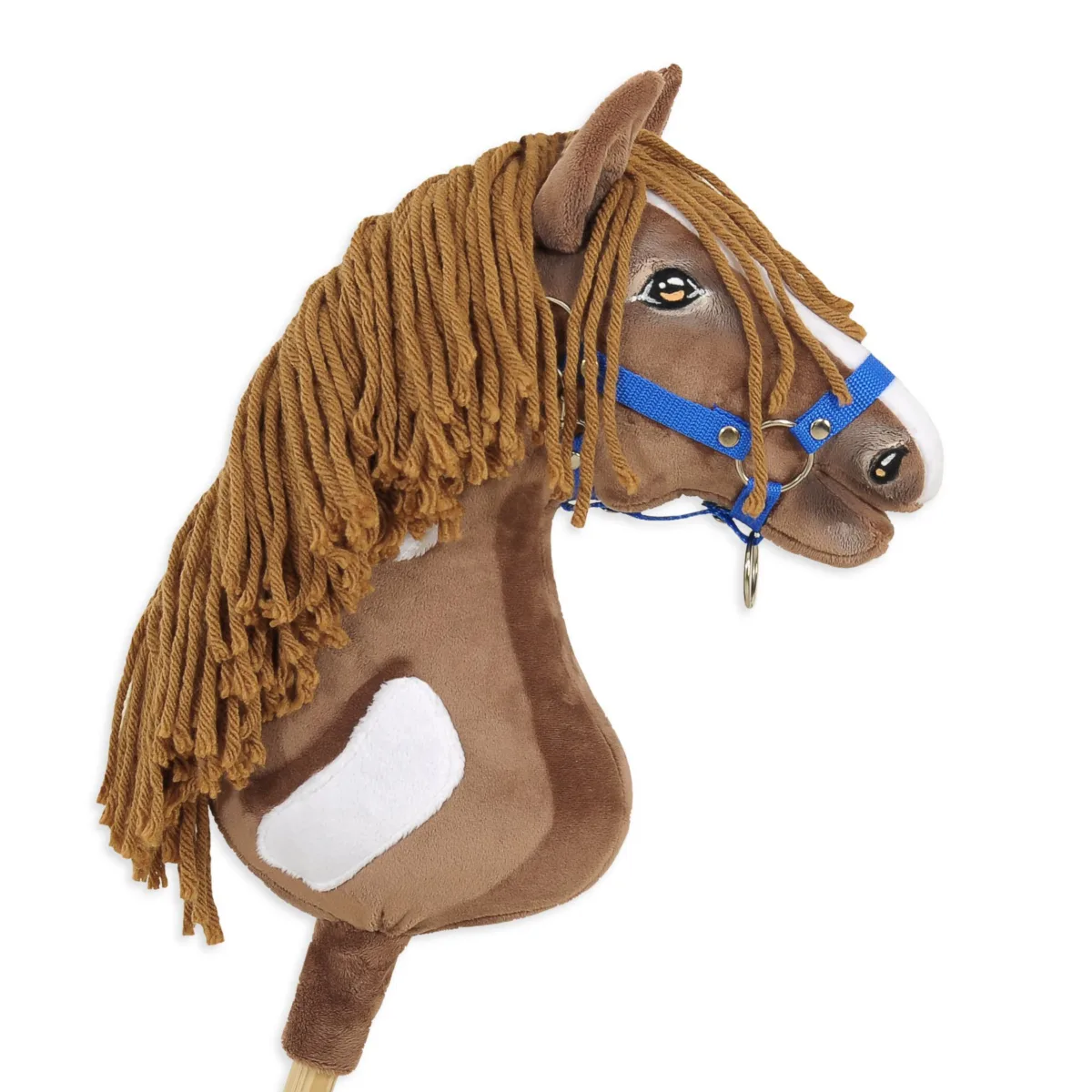 Žirgas ant lazdos „Super Hobby Horse Premium“, vakarietiško stiliaus bėras žirgas II A3