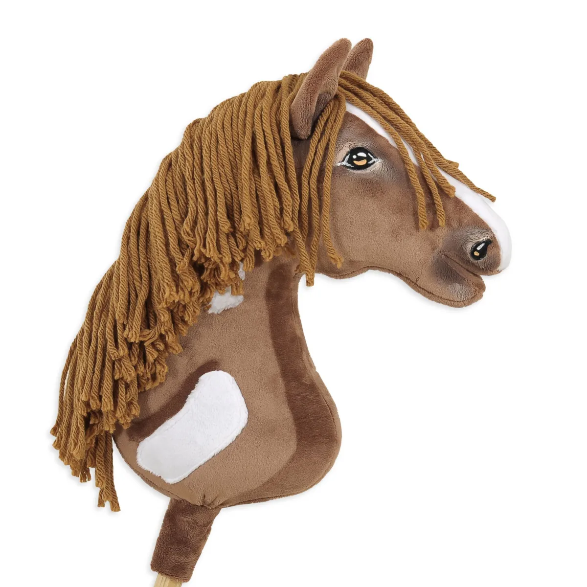 Žirgas ant lazdos „Super Hobby Horse Premium“, vakarietiško stiliaus bėras žirgas II A3