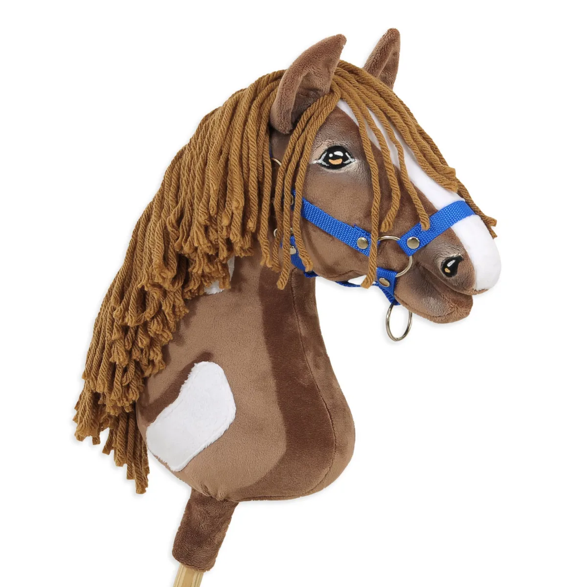 Žirgas ant lazdos „Super Hobby Horse Premium“, vakarietiško stiliaus bėras žirgas II A3