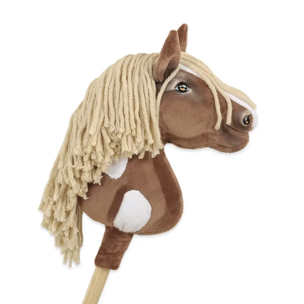 Žirgas ant lazdos „Super Hobby Horse Premium“ A4, vakarietiški, veisliniai ir šviesūs