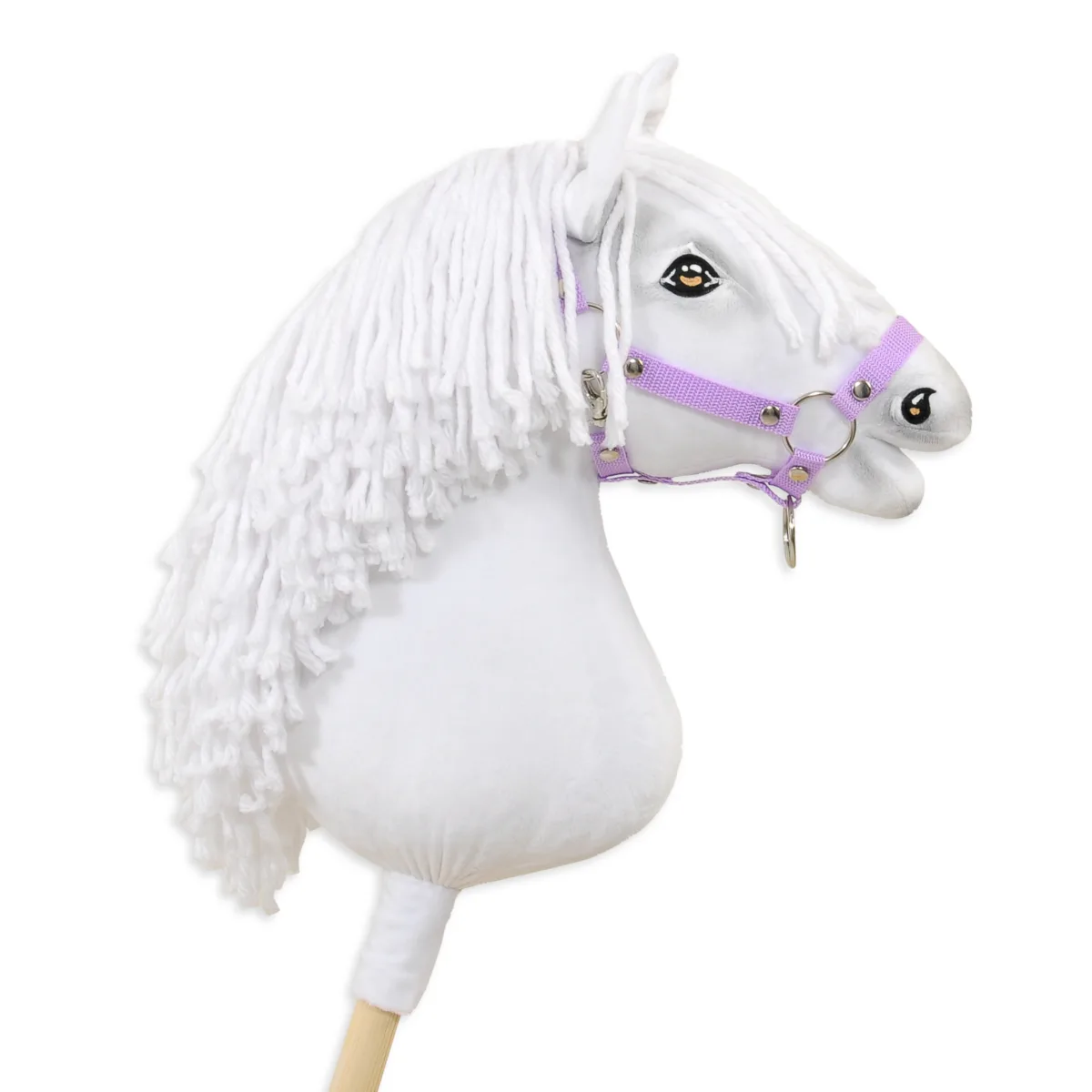 Žirgas ant lazdos „Super Hobby Horse Premium“, baltas A3