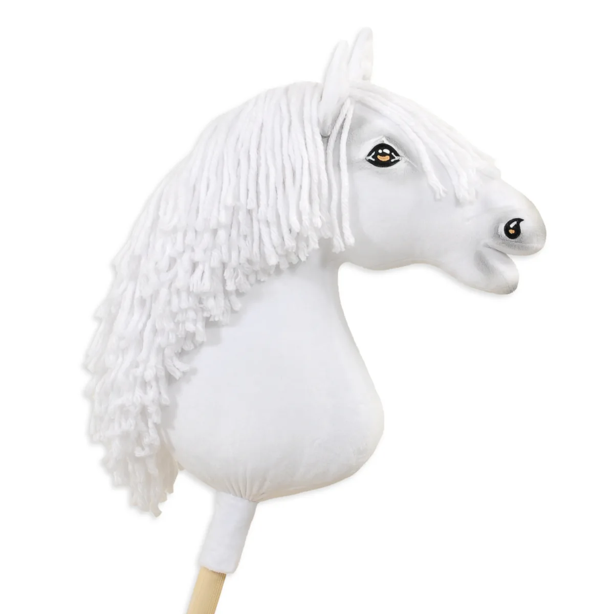 Žirgas ant lazdos „Super Hobby Horse Premium“, baltas A3