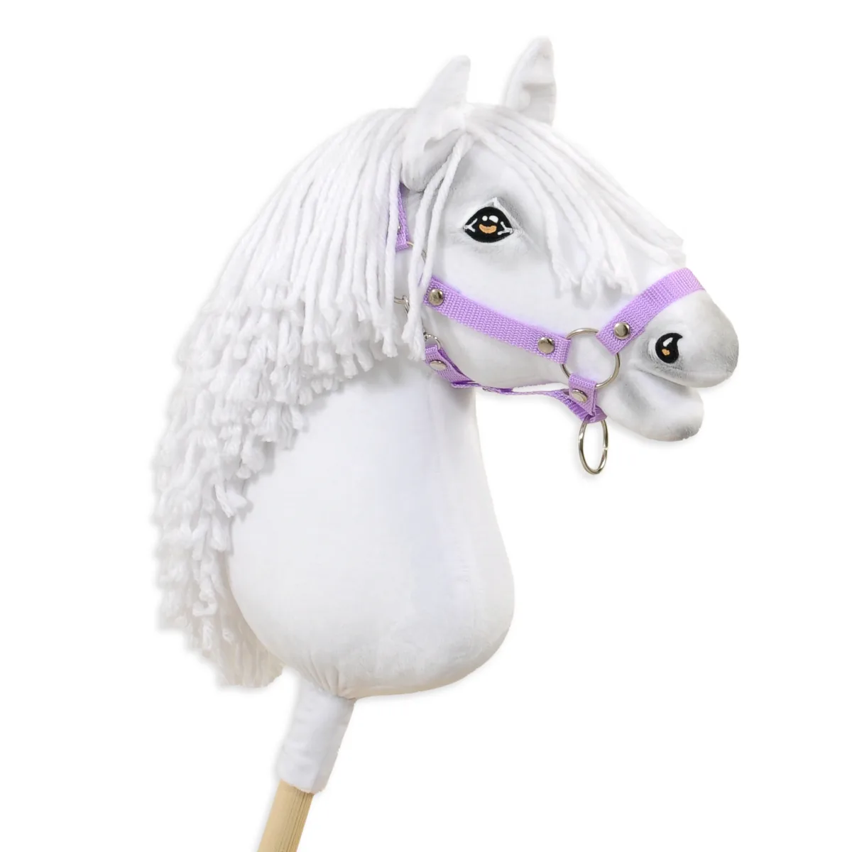 Žirgas ant lazdos „Super Hobby Horse Premium“, baltas A3