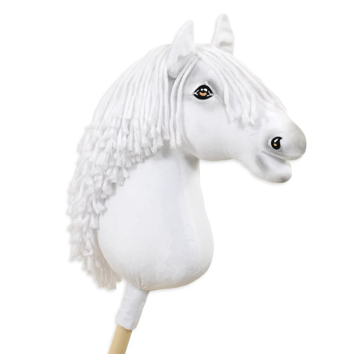Žirgas ant lazdos „Super Hobby Horse Premium“, baltas A3