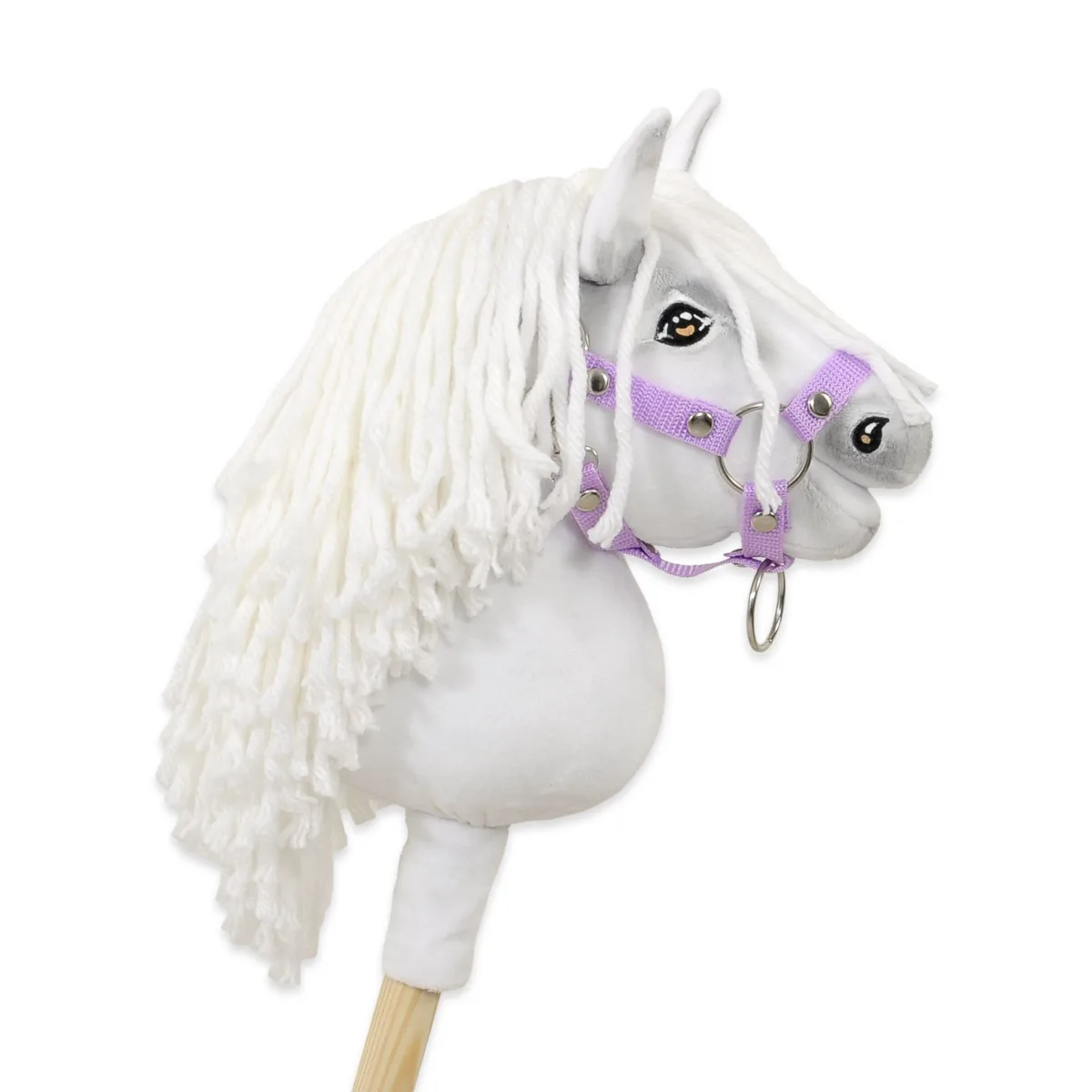 Žirgas ant lazdos „Super Hobby Horse Premium“, baltas A5
