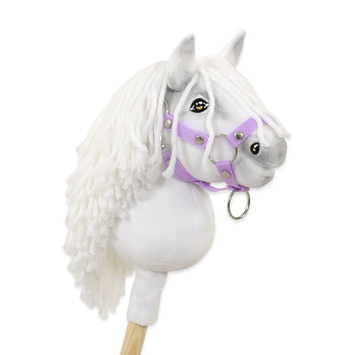 Žirgas ant lazdos „Super Hobby Horse Premium“, baltas A5