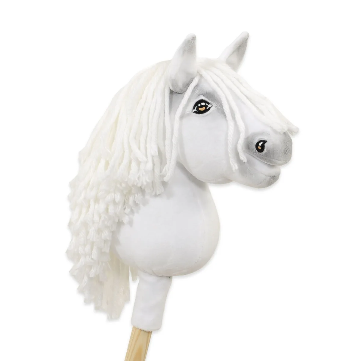 Žirgas ant lazdos „Super Hobby Horse Premium“, baltas A5