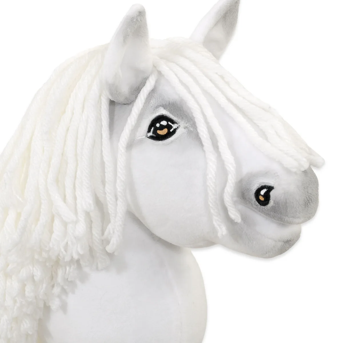 Žirgas ant lazdos „Super Hobby Horse Premium“, baltas A5