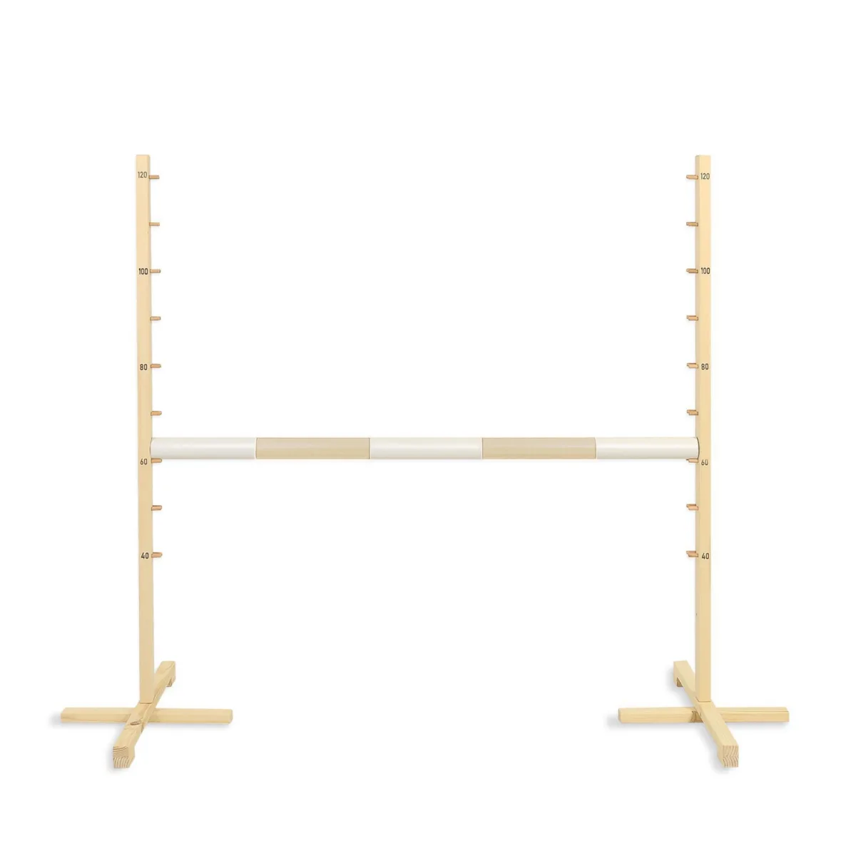 Kliūtis šuoliams „Hobby Horse“ žirgui, 120 cm, kartelė smėlio spalvos
