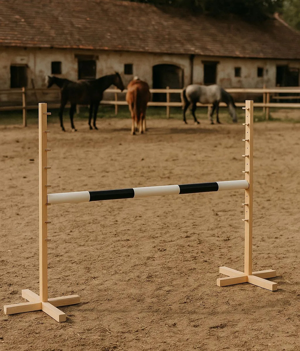 Kliūtis šuoliams „Hobby Horse“ žirgui, 120 cm, kartelė juoda