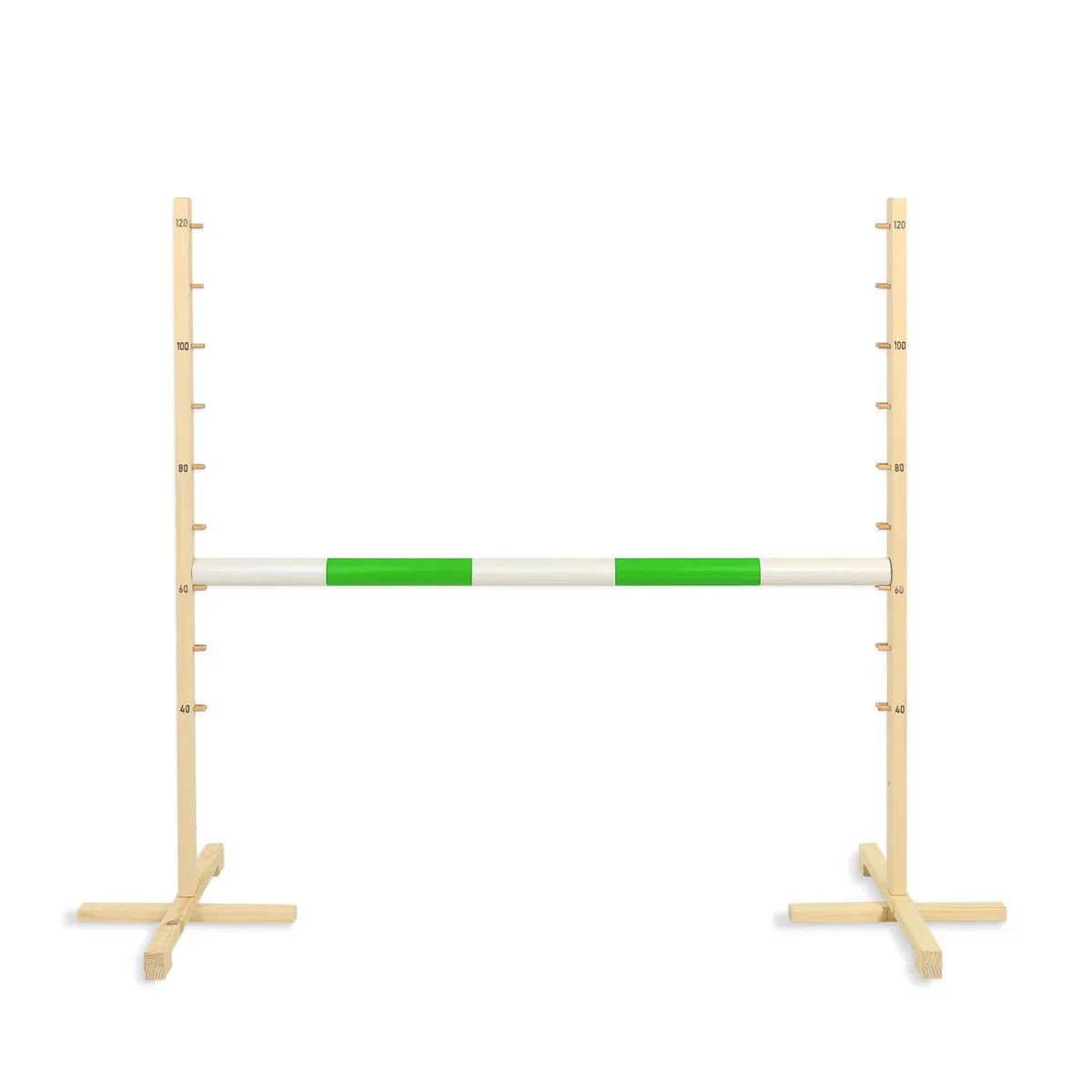 Kliūtis šuoliams „Hobby Horse“ žirgui, 120 cm, kartelė žalia