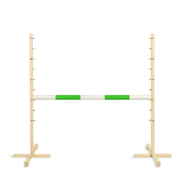 Kliūtis šuoliams „Hobby Horse“ žirgui, 120 cm, spalvos: rožinė, smėlio ir kitos - Žalia