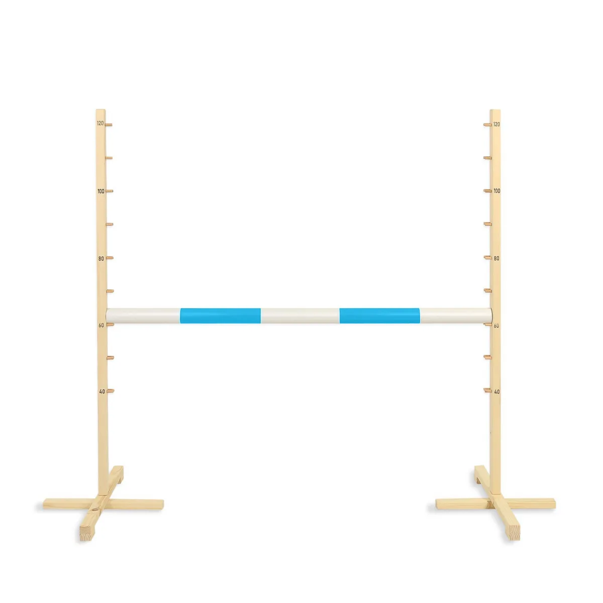 Kliūtis šuoliams „Hobby Horse“ žirgui, 120 cm, kartelė šviesiai mėlyna
