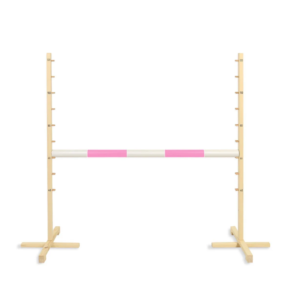Kliūtis šuoliams „Hobby Horse“ žirgui, 120 cm, kartelė šviesiai rožinė