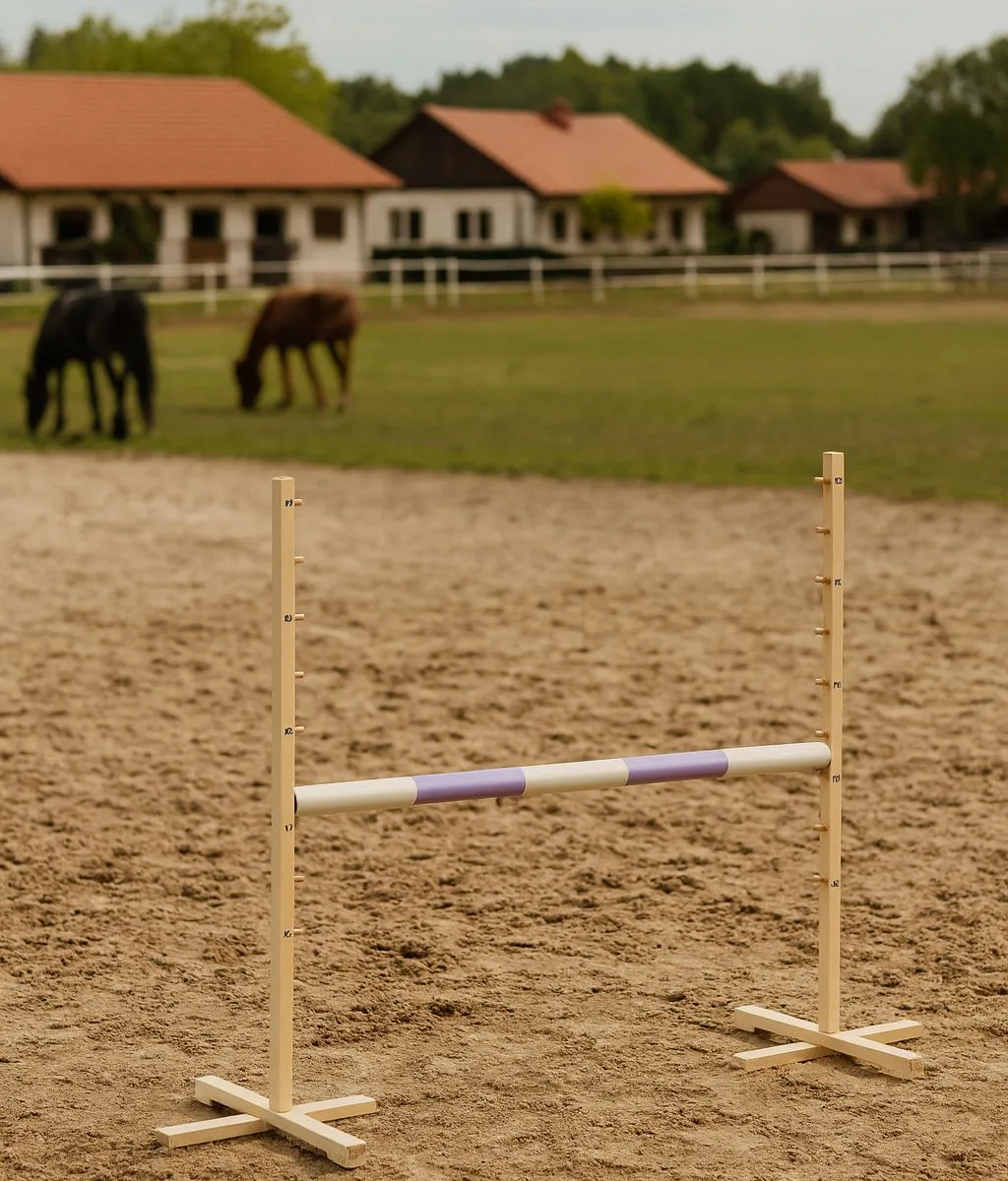 Kliūtis šuoliams „Hobby Horse“ žirgui, 120 cm, kartelė šviesiai violetinė