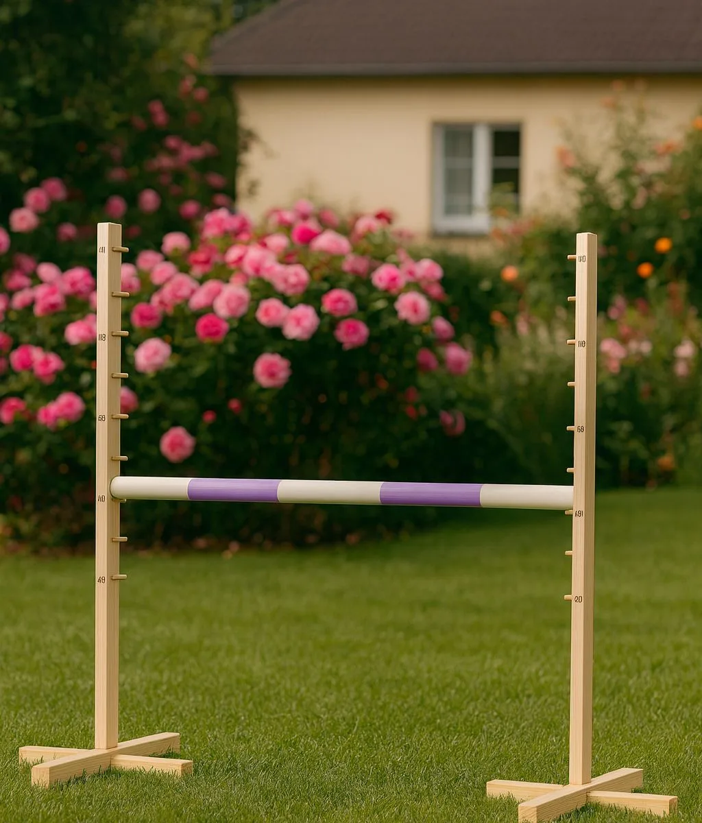Kliūtis šuoliams „Hobby Horse“ žirgui, 120 cm, kartelė šviesiai violetinė