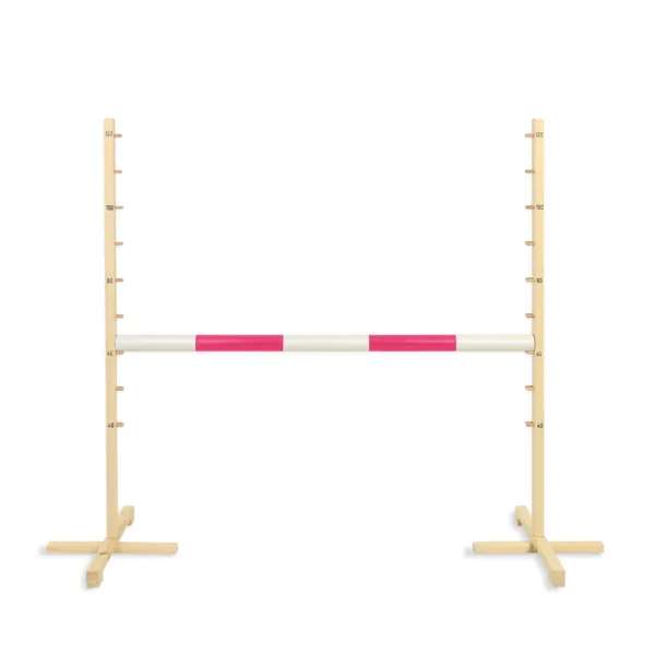 Kliūtis šuoliams „Hobby Horse“ žirgui, 120 cm, spalvos: geltona, mėlyna ir kitos - Rožinė