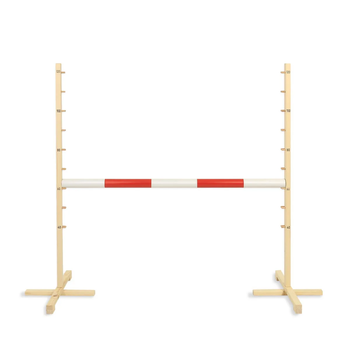 Kliūtis šuoliams „Hobby Horse“ žirgui, 120 cm, kartelė raudona
