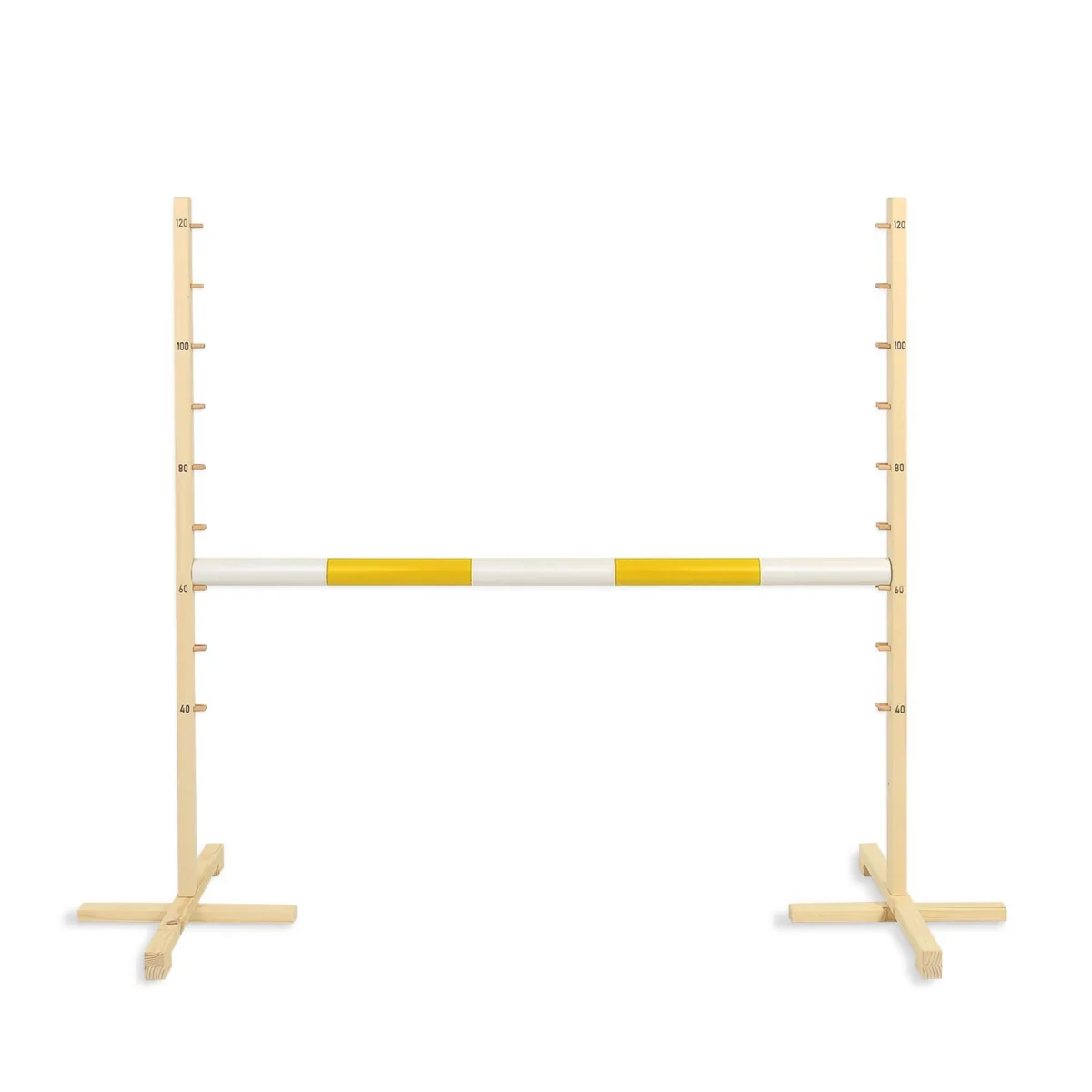 Kliūtis šuoliams „Hobby Horse“ žirgui, 120 cm, kartelė geltona