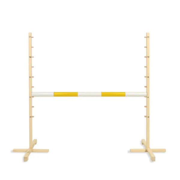 Kliūtis šuoliams „Hobby Horse“ žirgui, 120 cm, spalvos: geltona, mėlyna ir kitos - Geltona