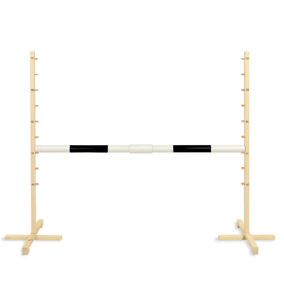 Kliūtis šuoliams „Hobby Horse“ žirgui, 160 cm, aukštis 120 cm, kartelė juoda