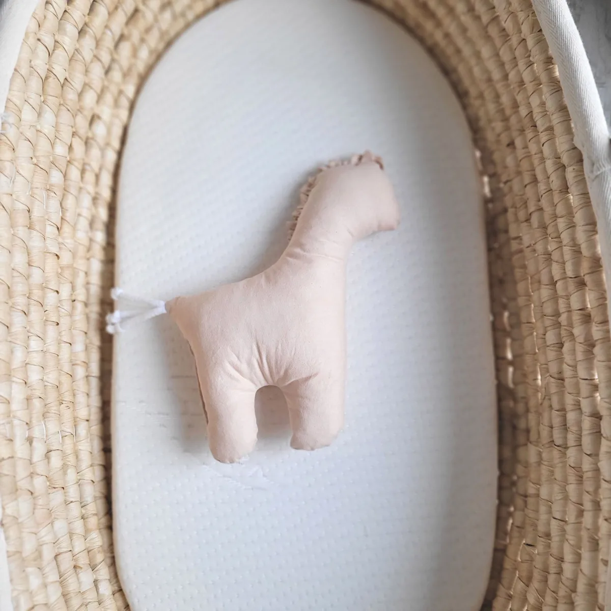 Žirgelis „LUCKY“, minkštas pirmasis žaislas apkabinti, spalvos: rožinė, ruda ir kitos