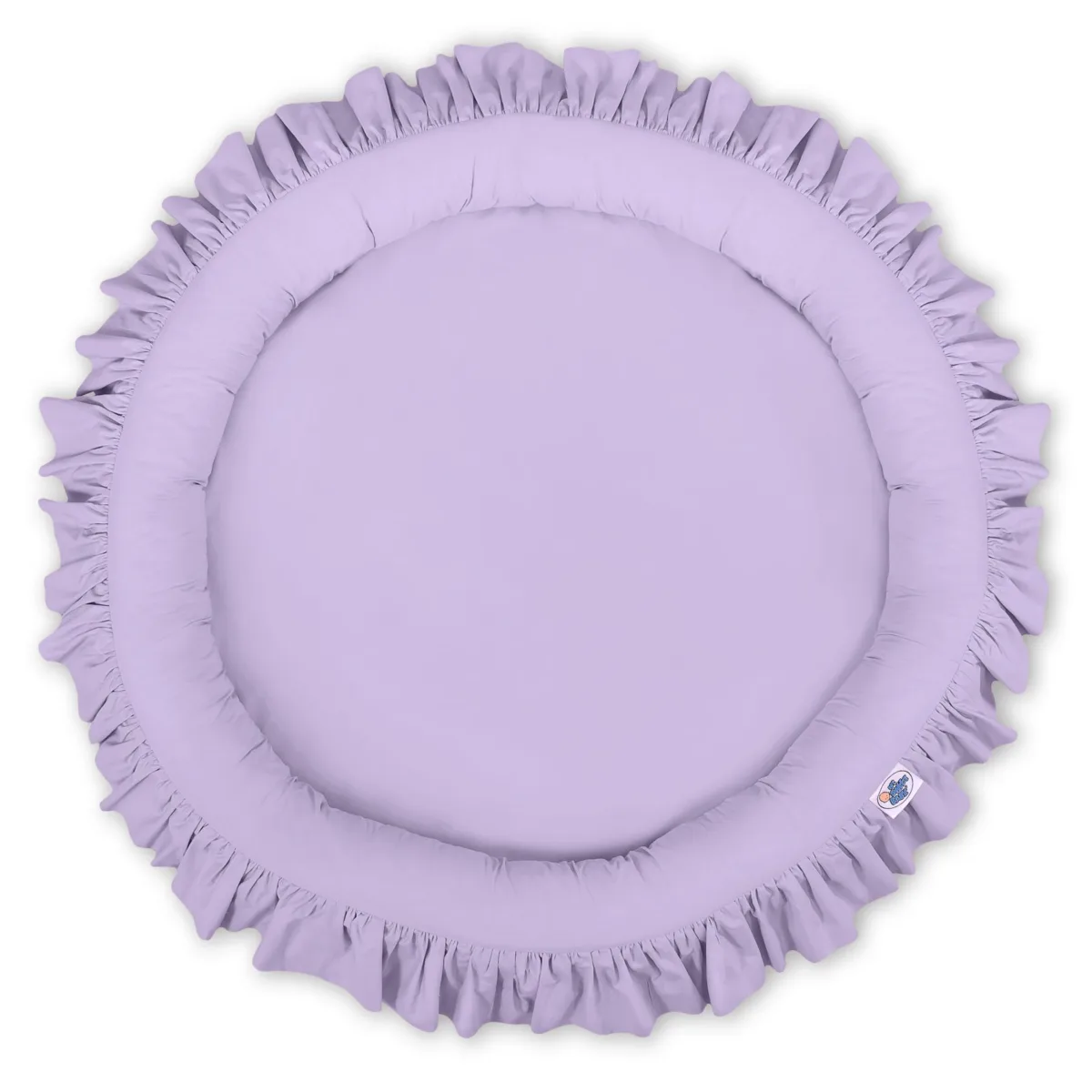 Lizdas su volanu, spalvos: violetinė ir žalia