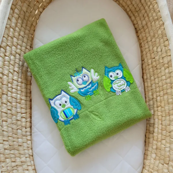 Flisinis pledas „Owls Bigi Zibi & Adele“