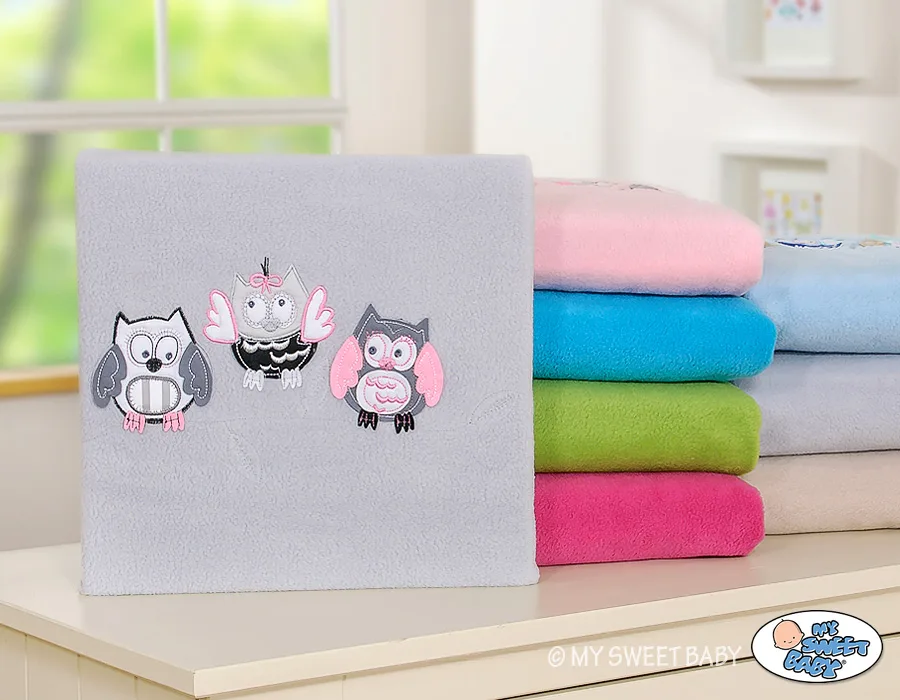 Flisinis pledas „Owls Bigi Zibi & Adele“