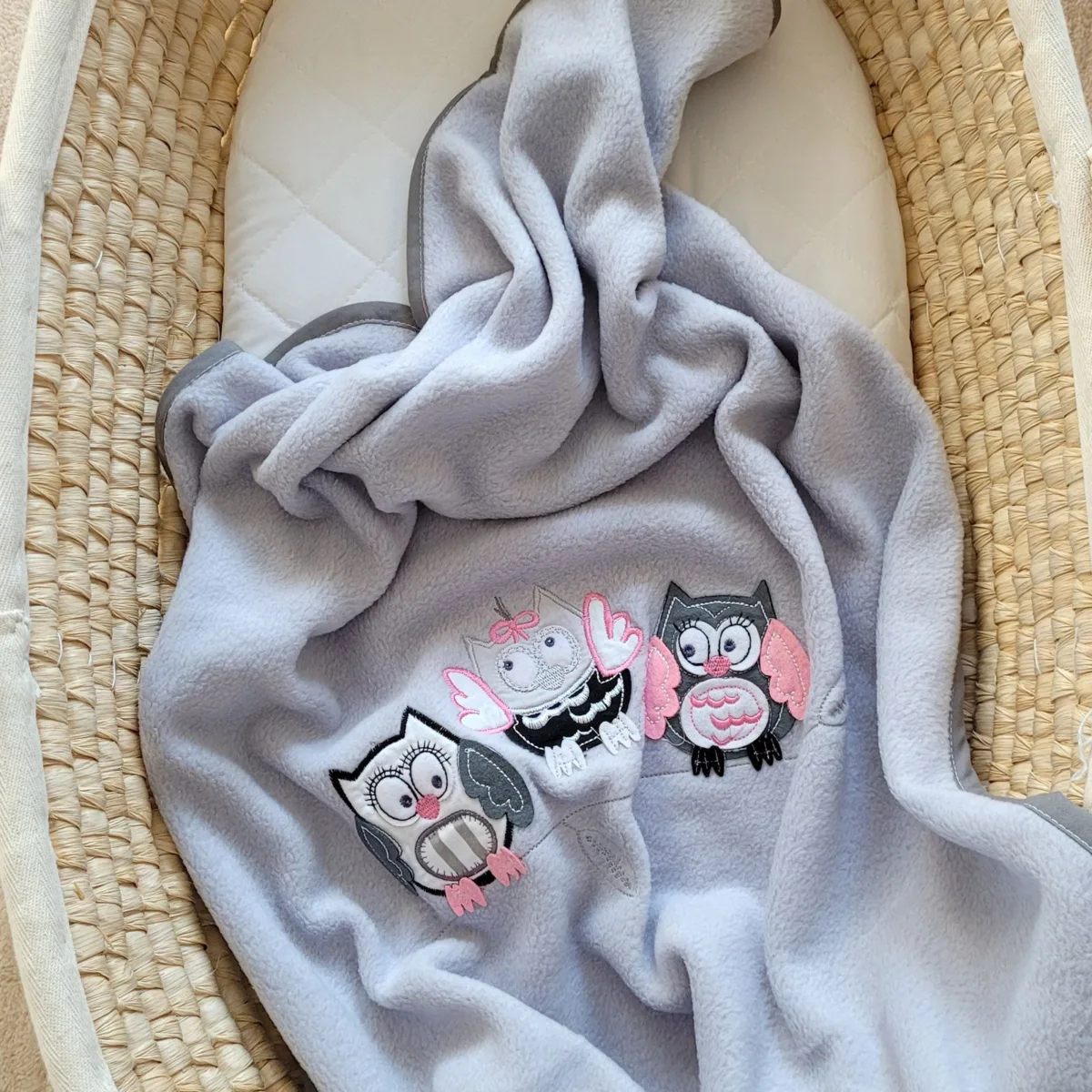 Flisinis pledas „Owls Bigi Zibi & Adele“