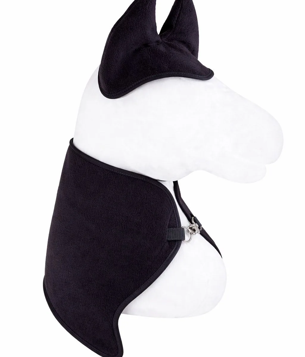 Rinkinys „Hobby Horse“ žirgui A3: flisinis apklotas ir ausinės, spalvos: geltona, juoda ir kitos